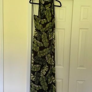 Banana Republic Palm Leaf maxi